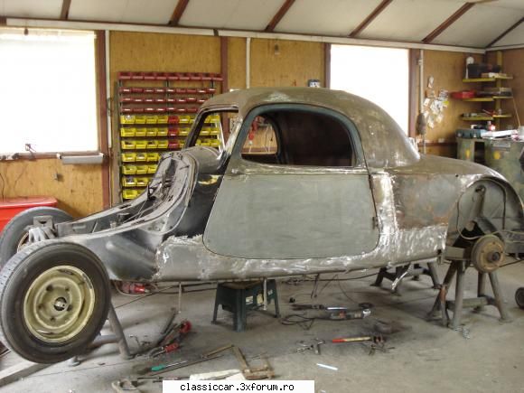 Citroen Traction Avant 1935 Faux Cabriolet - Retaurarea continu� ...tot pe - Reconditionari si Restaurari