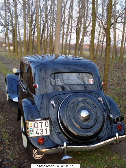 Citroen Traction Avant 1935 Faux Cabriolet - Culoarea original�, neagr� de - Reconditionari si Restaurari