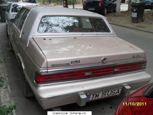 Clasice din Timisoara - chrysler new yorker 1983 sau 1984 - Am vazut prin Romania