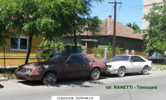 Clasice din Timisoara - FORD-uri MUSTANG, anii 80 - Am vazut prin Romania