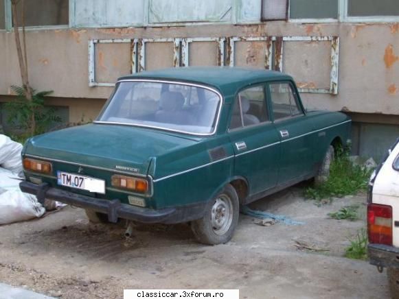 Clasice din Timisoara - am gasit inca un Moskvitch 1500 dar abandonat - Am vazut prin Romania