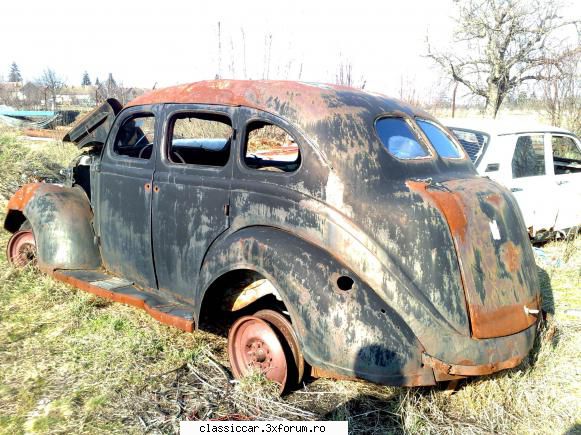 Clasice din Timisoara - Pontiac 1938 langa Timisoara - Am vazut prin Romania