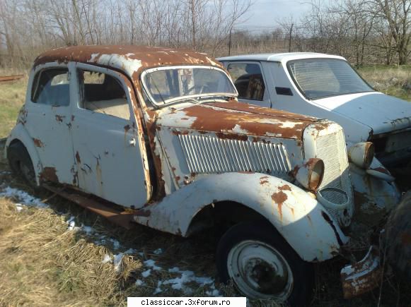 Clasice din Timisoara - Mercedes 1937 langa Timisoara - Am vazut prin Romania