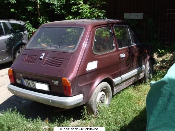 Clasice din Timisoara - mai am cateva poze Fiat 126 dar cu stopuri de - Am vazut prin Romania