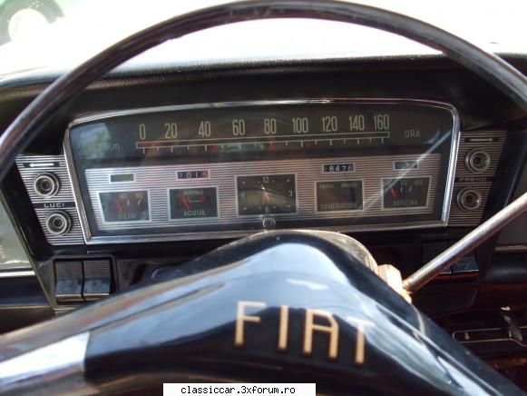 Clasice din Timisoara - detaliu bord fiat - Am vazut prin Romania