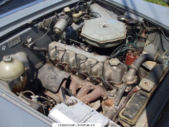 Clasice din Timisoara - motor Fiat 1800 6 cilindrii in linie - Am vazut prin Romania