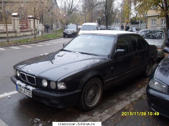 Clasice din Timisoara - Un bmw e32 foarte frumos si cu multe dotari - Am vazut prin Romania