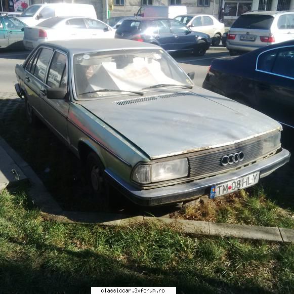 Clasice din Timisoara - Un Audi 100 nemiscat de ceva timp - Am vazut prin Romania