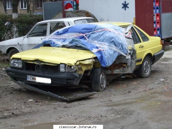 Clasice din Timisoara - alt om necajit si probabil un vw santana mai - Am vazut prin Romania