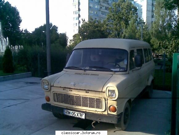 Clasice din Timisoara - un Transit MK I lung cu punte dubla spate - Am vazut prin Romania