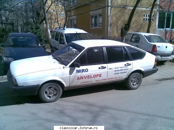 Clasice din Timisoara - un VW passat cu reclame - Am vazut prin Romania