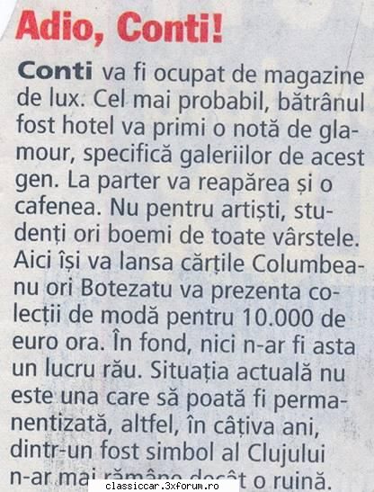 Cluj- "reqviem"-Kolozsv�r - Termin�nd cu proiectele de viitor,dacă tot - Discutii libere