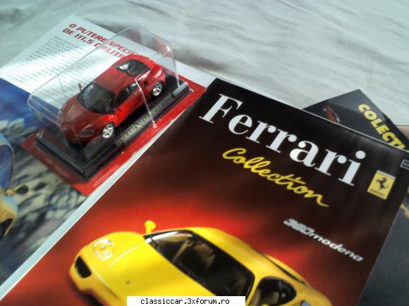 Colectia Ferrari - A aparut azi in Oradea la chioschiuri colectia - Modelism si machetute