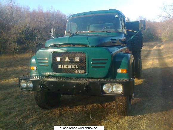 Colectia de SR-uri - Basculanta DAC 6135 in proba prin - Coltul camionagiului si tractoristului oldtimerist