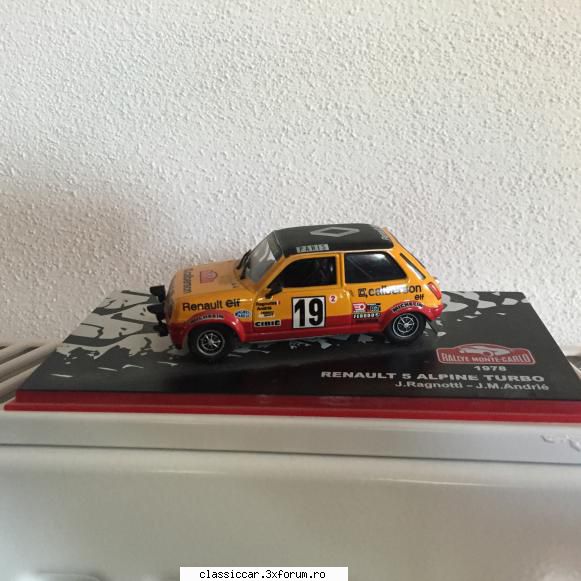 Colectia mea de machete Renault 5 - 2. Renault 5 Alpine Calberson Raliul Monte Carlo - Modelism si machetute
