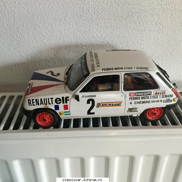 Colectia mea de machete Renault 5 - 13. Renault 5 Alpine Coupe scara 1/18 - Modelism si machetute
