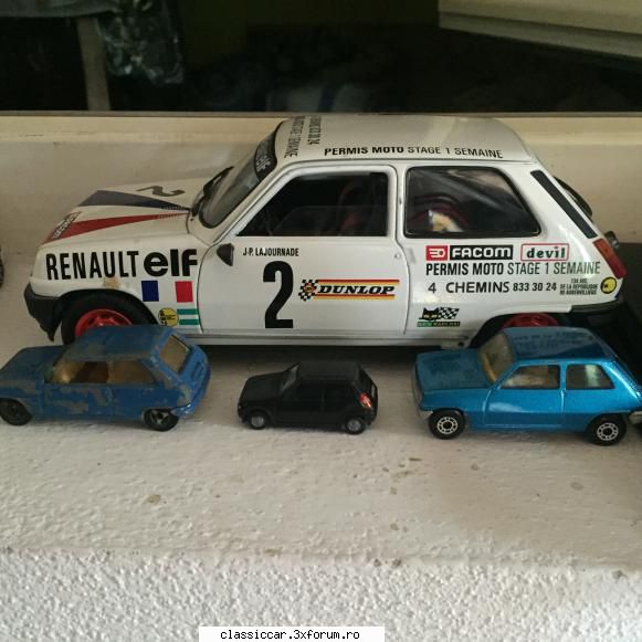 Colectia mea de machete Renault 5 - 15. Renault 5 Matchbox scara 1/60 stanga 16 - Modelism si machetute