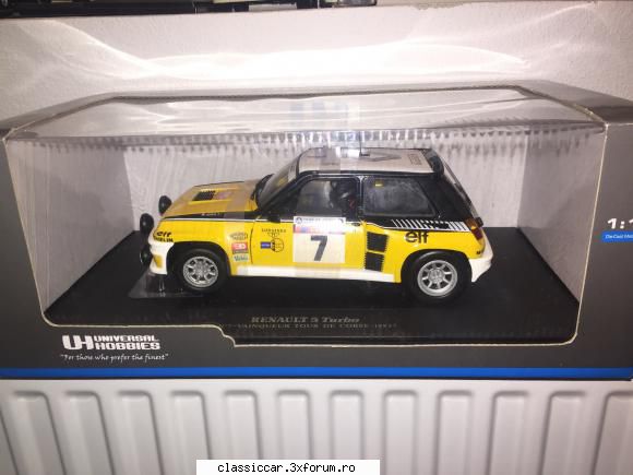 Colectia mea de machete Renault 5 - Update Renault 5 Turbo 1:18 Universal Hobbies - Modelism si machetute