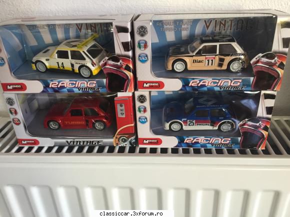 Colectia mea de machete Renault 5 - Update 4 buc Renault 5 Turbo 1/43 Mondomotors - Modelism si machetute