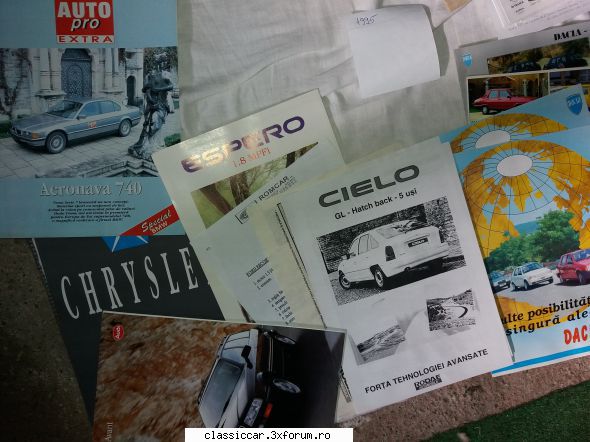 Colectie pliante SAB 1995 - Liviu-Florin - Vanzari- cumparari carti si reviste auto