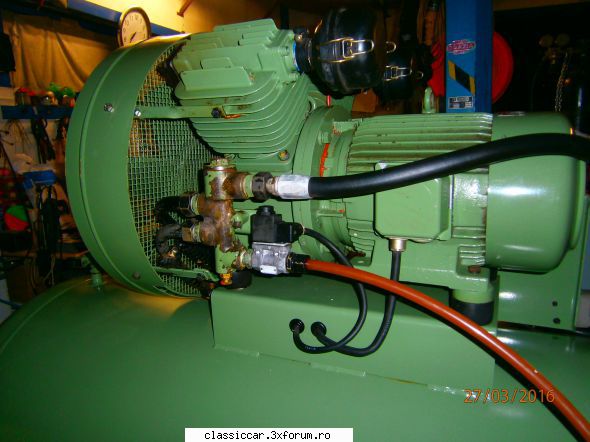 Compresor german profesional trifazic 750 litri V2 -scula de scula - V.Rudolf - Vanzari  piese si accesorii
