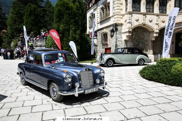 Concursul de eleganta Sinaia 27 iunie - Au fost 3 masini (GAZ M20 un model rar - Arhiva evenimente 2015