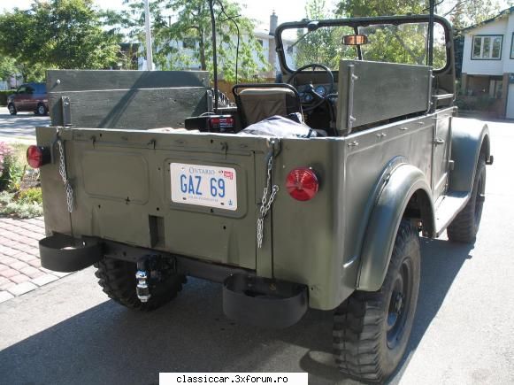 Cu Gazul prin Canada - Un Gaz 69 cu numere canadiene Ontario - Din lumea larga