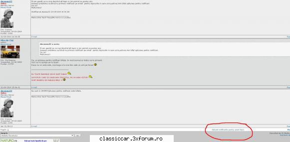 Cum opresc e-mail-urile de la acest forum ? - Trebuie sa ai si pe fiecare forum - Probleme functionare forum