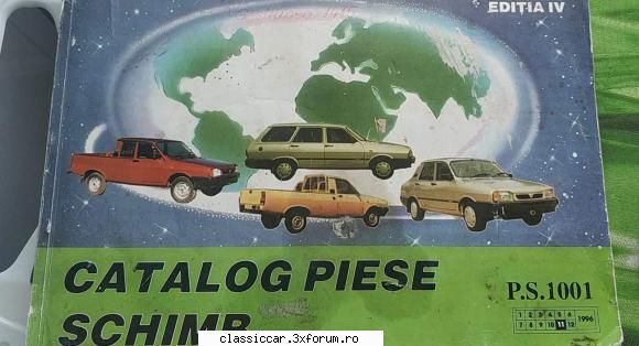 Cumpar - Catalog piese de schimb Dacia - Daca are cineva de vanzare - Vanzari- cumparari carti si reviste auto