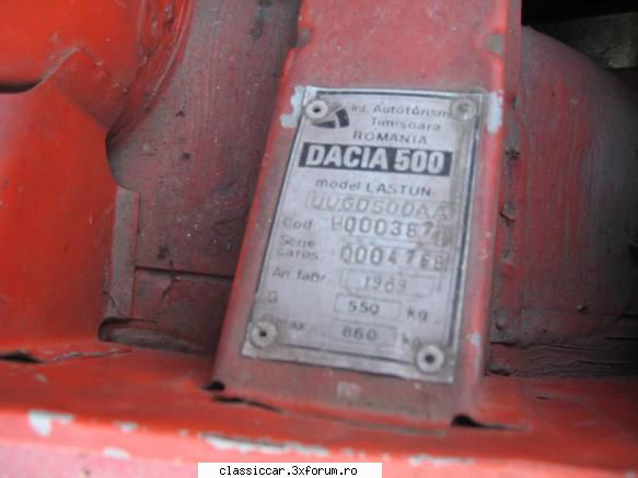 Cumpar ambielaj de Dacia 500 Lastun - hufo - Cumparari piese