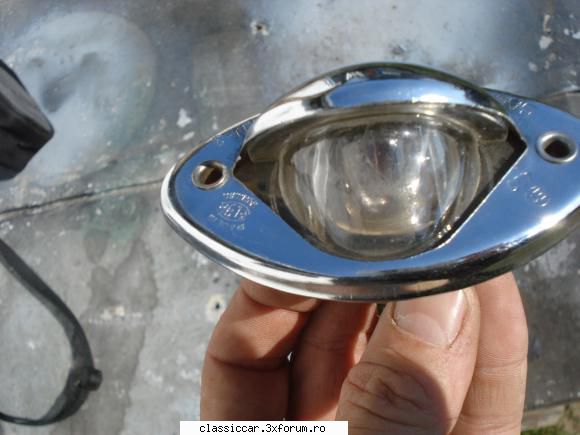 Cumpar lampa cromata numar Dacia 1300 - cv2adi - Cumparari piese