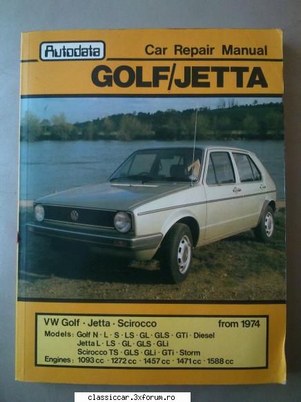 Cumpar manuale reparatie golf 1 - pt inceput acesta te intereseaza? - Vanzari- cumparari carti si reviste auto