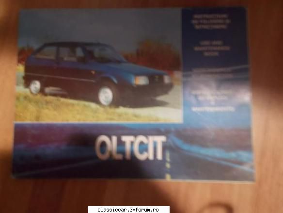 Cumpar notita de intre tinere Oltcit 12 TRS - Cumpar notita de intr - Vanzari- cumparari carti si reviste auto