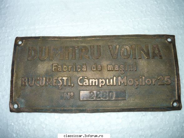 Cumpar numere masini si embleme - romeo.iancu - Cumparari piese