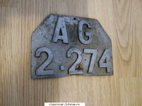 Cumpar numere masini si embleme - Placa motor la 65 lei...din aluminiu - Cumparari piese