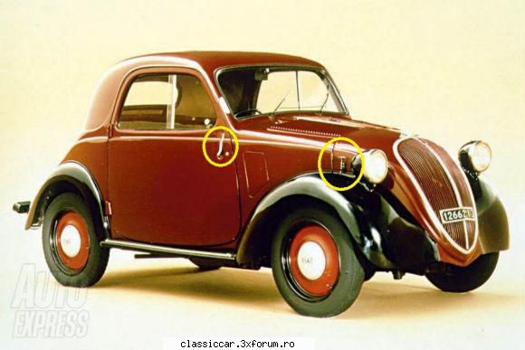 Cumpar piese Fiat Topolino - Cumpar manere exterioare usa, sistem de prindere - Cumparari piese