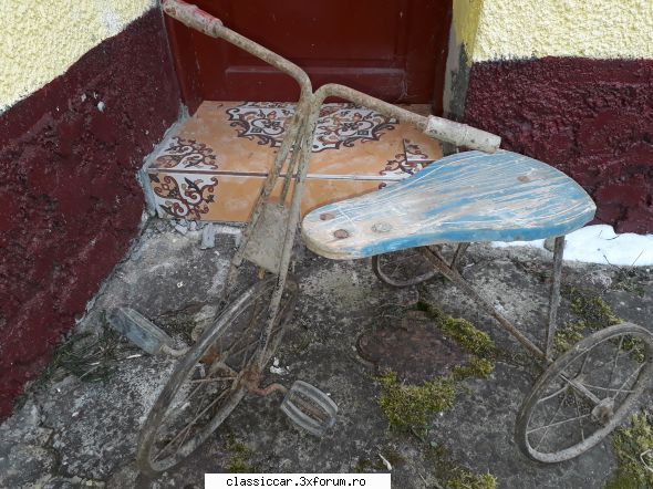 Cumpar tricicleta copii si o trotineta cadru lemn. - Tricicleta fabricata la - Vanzari-Cumparari biciclete