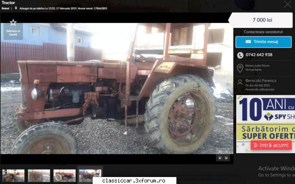 Cumpar utilaj/tractor/camion pretabil la fier vechi - george-bogdan - Cumparari auto-moto clasice