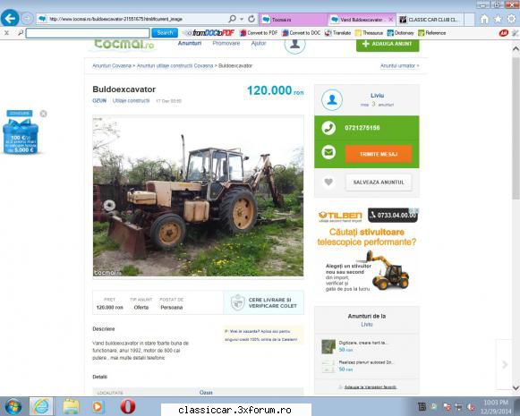 Curiozitati - Ati auzit de buldoexcavatorul de 800 de - Coltul camionagiului si tractoristului oldtimerist