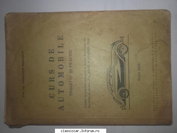 Curs automobile 1944 - Vand Curs automobile teoretic si practic - Vanzari- cumparari carti si reviste auto