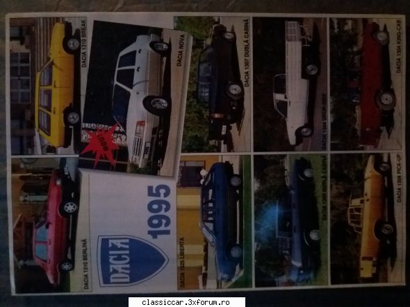 DACIA 1310 L/1995 - Pozele promise cu pliantul Dacia din 1995 - Prezentare masini