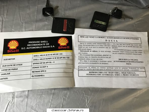 DACIA 1310 an 1998 - Și se recomanda uleiul Shell - Prezentare masini