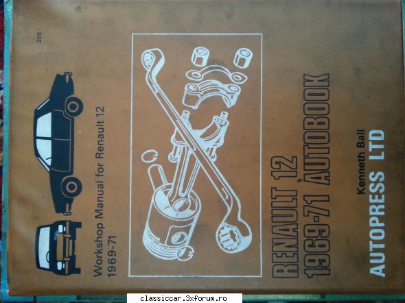 DACIA 13OO, 1971 - O frantuzoaica in haine noi - In manualele mele nu este - Reconditionari si Restaurari