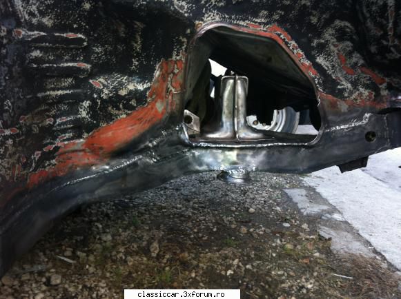 Dacia1100 ph 69 lux - poza din stadiul actual --longeron - Prezentare masini
