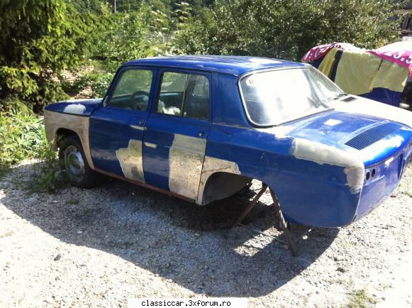 Dacia1100 ph 69 lux - in stadiul de vopsitorie - Prezentare masini