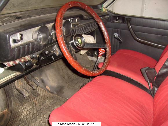 Dacia1300(Autobaza Lugoj) - Interior putin uzat - Prezentare masini