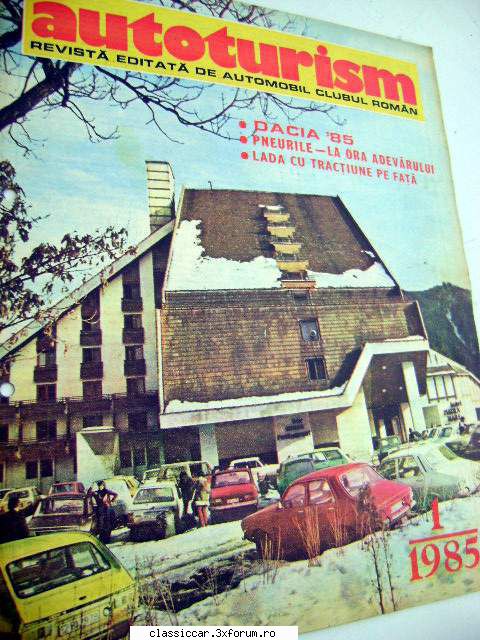 Dacia - Modele, variante, versiuni - In revista Autoturism Nr 1/1985, exista un - File de istorie
