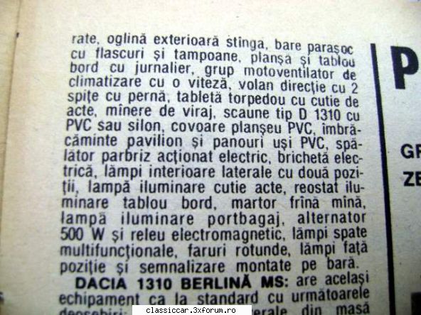 Dacia - Modele, variante, versiuni - Misu de Cluj - File de istorie