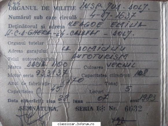 Dacia 1100 - "Surpriza surprizelor" - Oldcarsmaniac - Prezentare masini