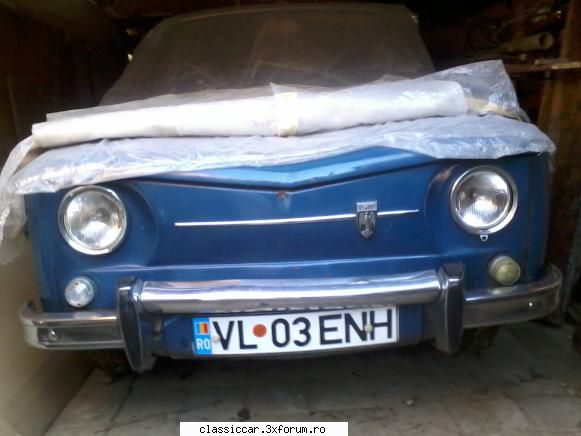 Dacia albastru 68 - am reusit sa pozez masina, inca in garajul ei - Prezentare masini